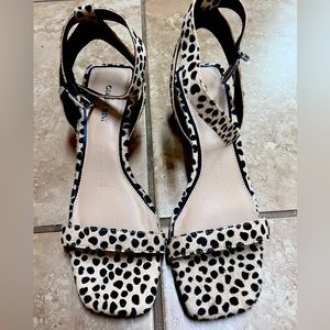 GIANNI BINI Cheetah Print Heels